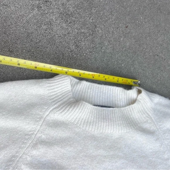 Vince Camuto Cream Short Sleeve Office Sweater Timeless NWT Nordstrom Capsule XL - Picture 6 of 12